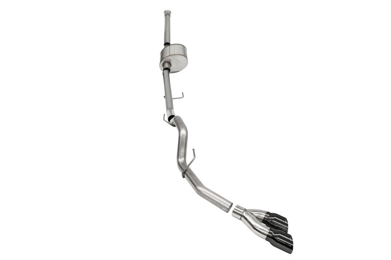Ford F-150 Performance Exhaust - Dual Side Exit - CORSA Performance - Xtreme Cat-Back - Black PVD - `21-`25